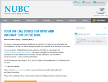 Tablet Screenshot of nubc.org